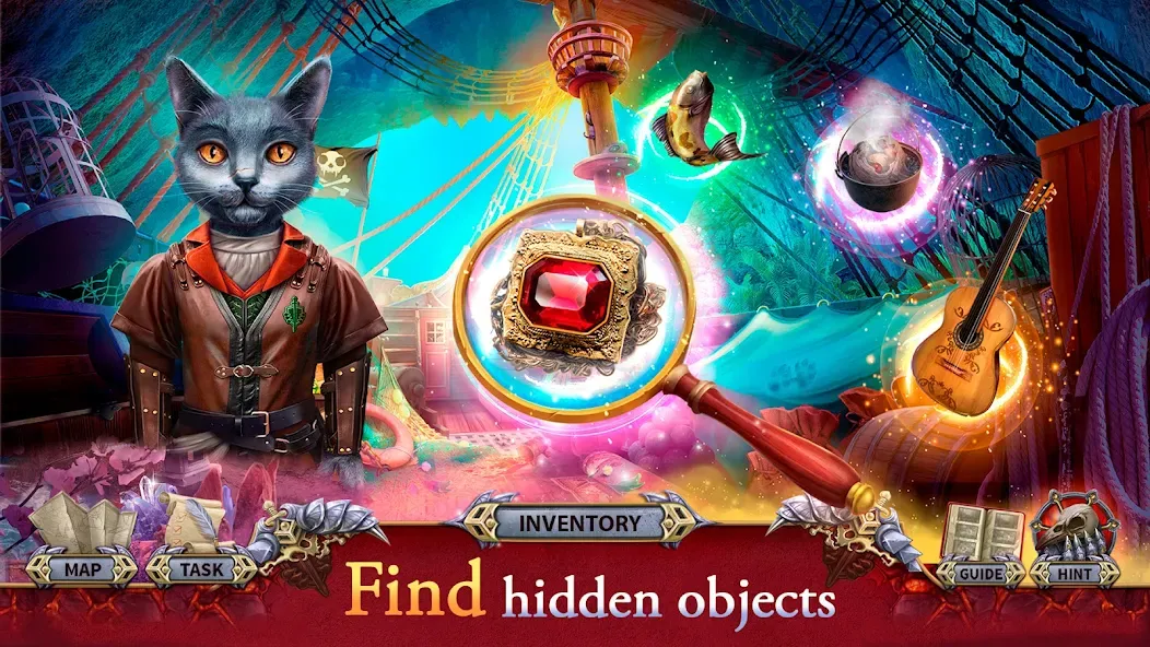 Knight Cats 2: Hidden Objects screenshot 1