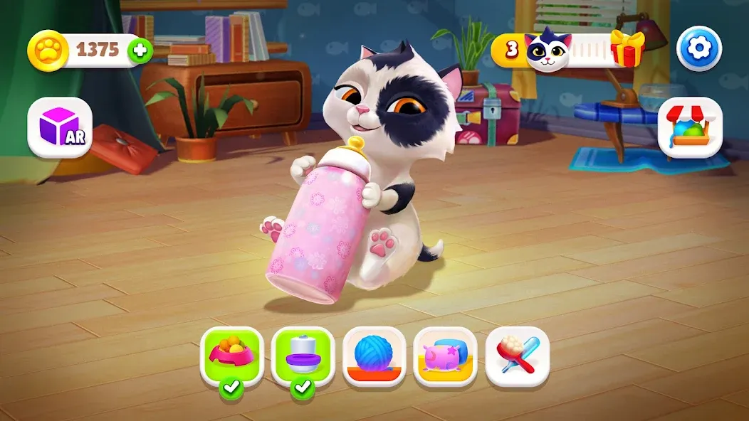 My Cat: 我的貓咪 - 電子寵物遊戲 我的虛擬寵物 screenshot 9