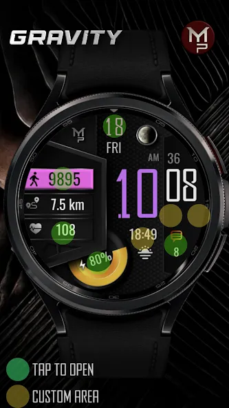 GRAVITY - Watch face screenshot 4