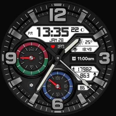 Vectora One Hybrid Watch Face screenshot 33