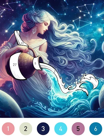 Fantasy Color By Number Game screenshot 15