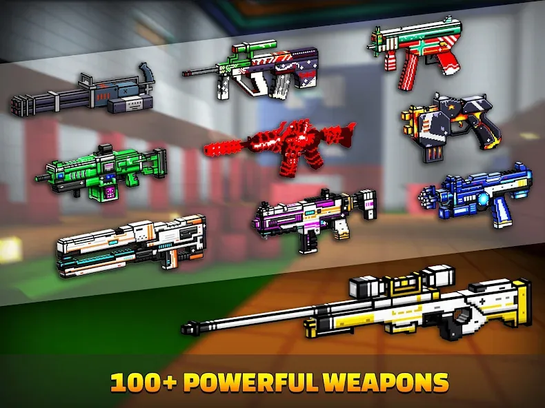 Cops N Robbers:Pixel Craft Gun screenshot 13