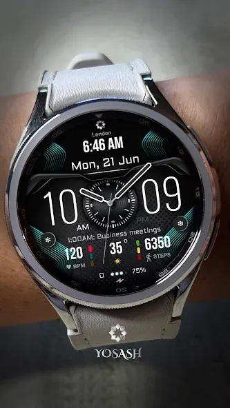 H385 Hybrid Watch Face screenshot 2