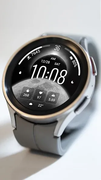 ZKin Watch Face Crescent Moon screenshot 4