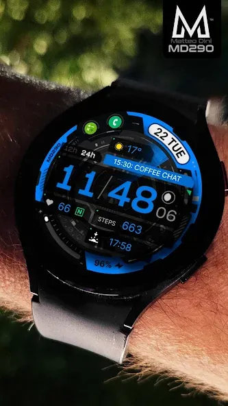 MD290 Digital watch face screenshot 6
