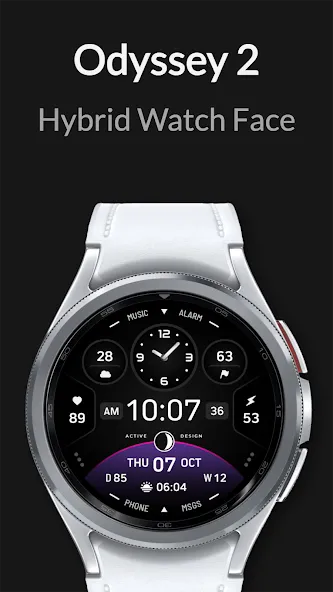 Odyssey 2: Hybrid Watch Face screenshot 8