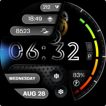IronSync - Digital Watch Face screenshot 25