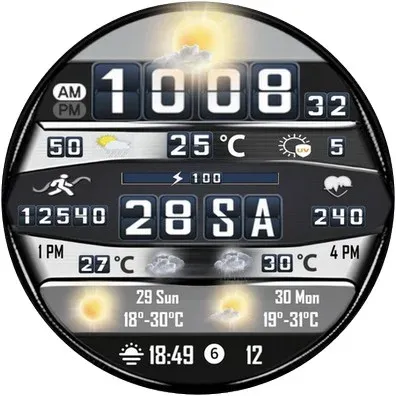 N-SPORT684 FlipDigital Weather screenshot 9