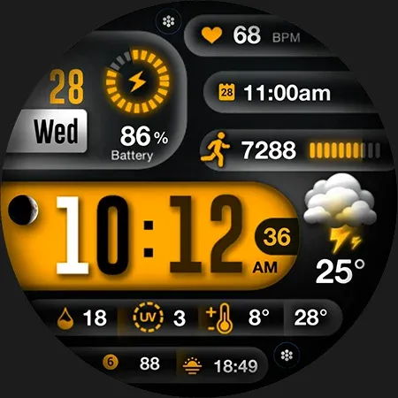 ML2U 256 Watch Face screenshot 27