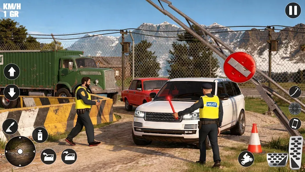 国境警備隊パトロール警官ゲーム screenshot 1