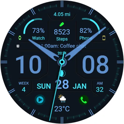 WFP 320 Hybrid watch face screenshot 43