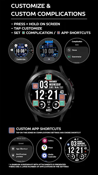 WFP 241 Digital watch face screenshot 5