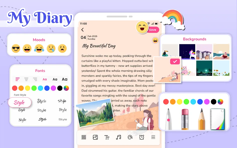 My Diary lock - Journal Diary screenshot 17