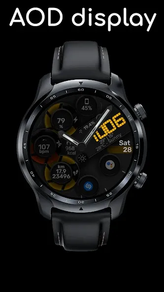 Digital Watch Face CUE097 screenshot 3