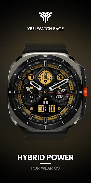 Hybrid power: Watch Face screenshot 1