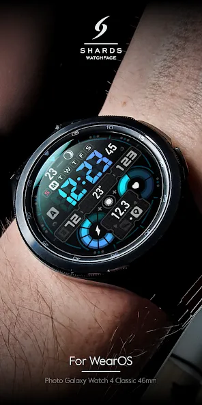 SH027 Watch Face, WearOS watch screenshot 2