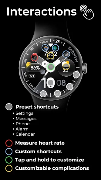 OMG 330 Hybrid Watch Face screenshot 7