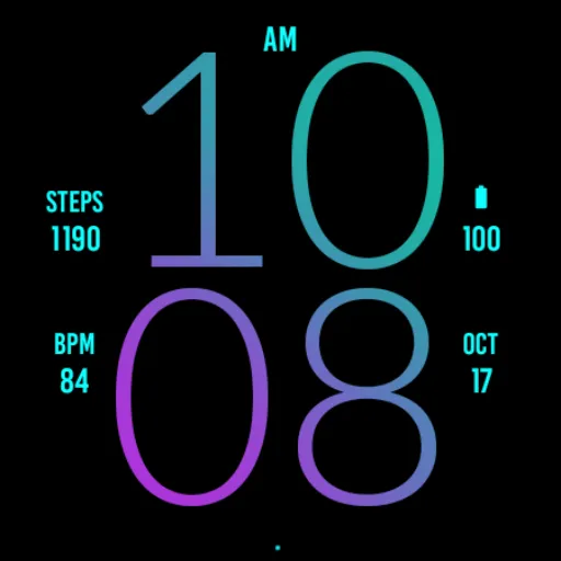 Cold Light Watch Face screenshot 4