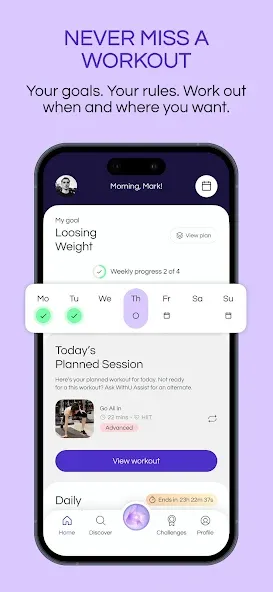 WithU: Personalised fitness screenshot 5
