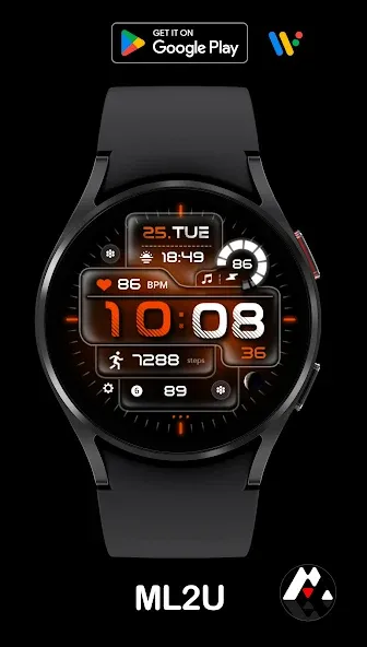ML2U 216 Watch Face screenshot 1