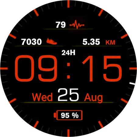 Casual Watchface AKM Wear OS screenshot 12