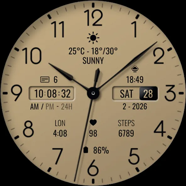 Watch face 10h08.com #132 screenshot 28