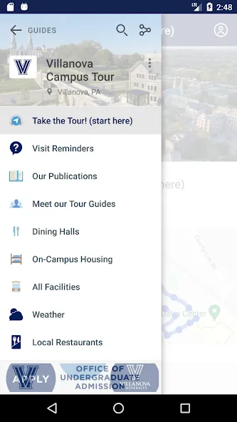 Villanova University Guides screenshot 2