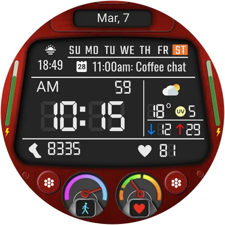 DB063 Fusion Watch Face screenshot 26
