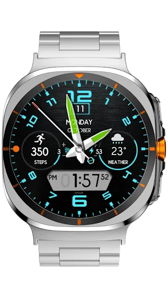NTV439 - Hybrid watch face screenshot 12