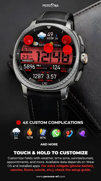 PER43 Digital Watch Face screenshot 4