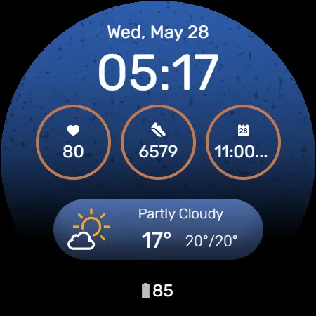 Digital Watchface D5 screenshot 17