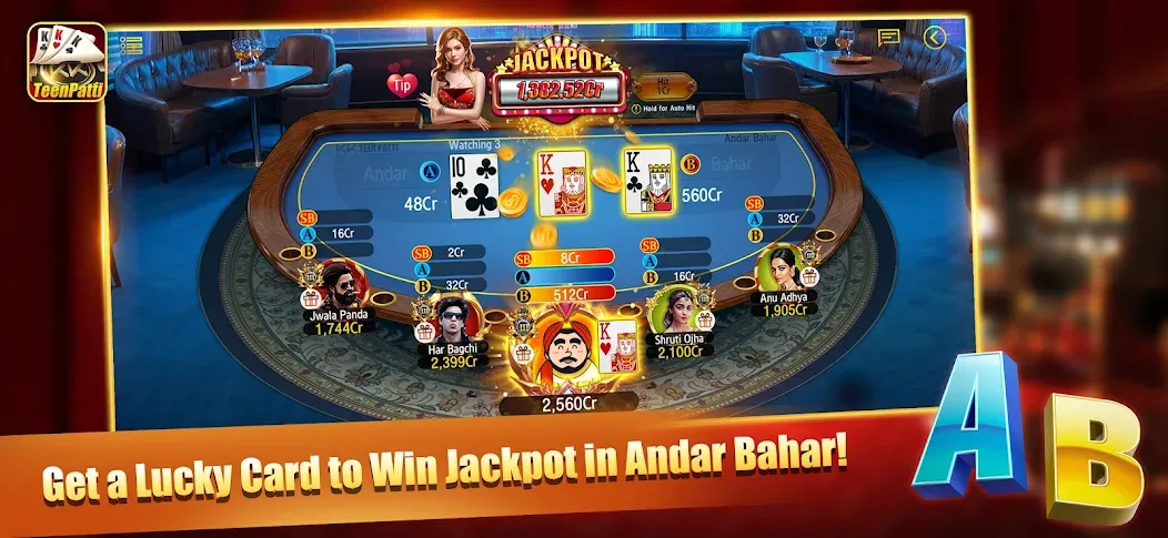 KKTeenPatti - Poker, Slots screenshot 1