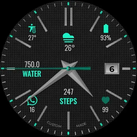 Analog Basic WF Wear OS 5+ screenshot 33