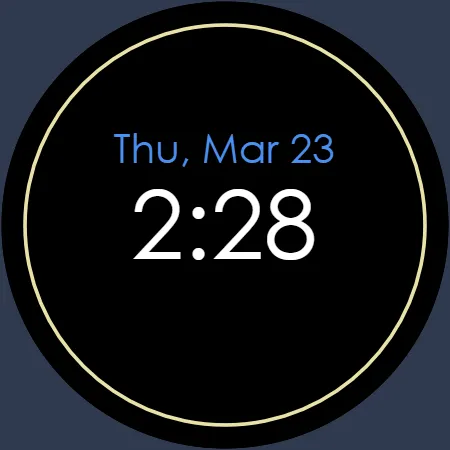 Iris4013 Digital Watch Face screenshot 15