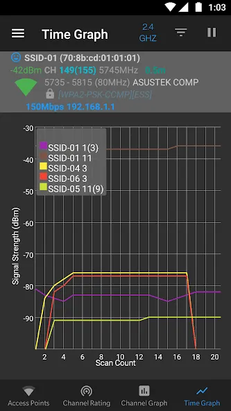 WiFi Analyzer (open-source) screenshot 5