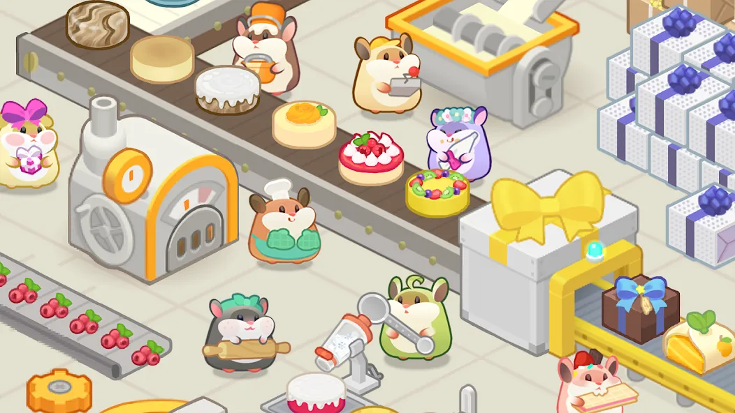햄스터 타이쿤 : 케이크 공장 키우기 screenshot 1