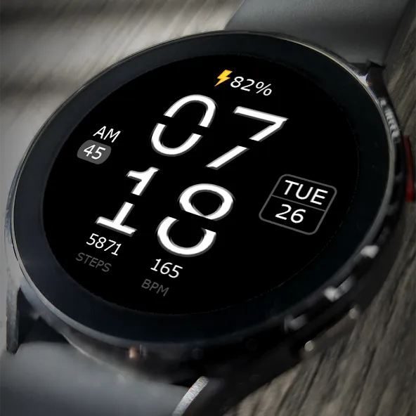 Key WF12 Digital Watch Face screenshot 1