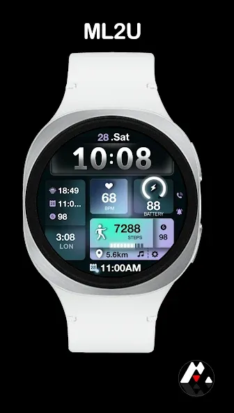 ML2U 241b Hybrid Watch Face screenshot 5