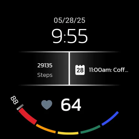 Digital Watchface D6 screenshot 21