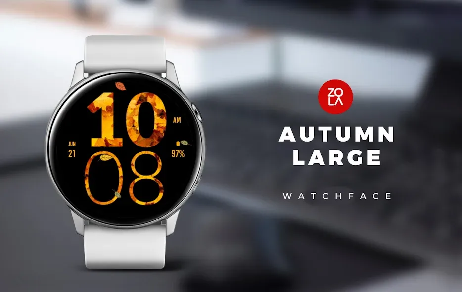 Autumn Large Watch Face screenshot 1