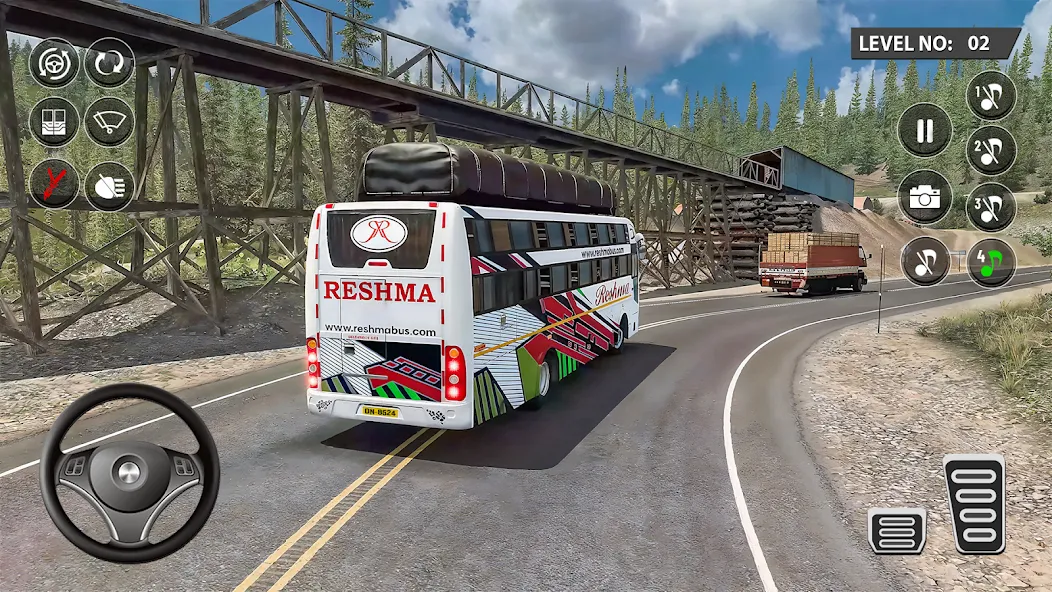 Bus Simulator 3D Tour Bus Game screenshot 5