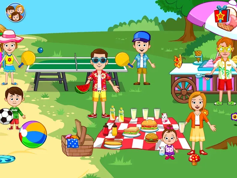 My Town : Beach Picnic screenshot 12