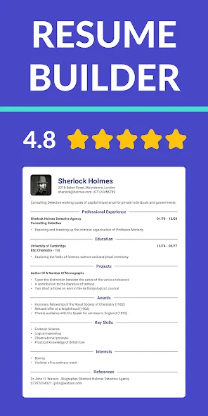 Resume Builder - CV Engineer screenshot 1