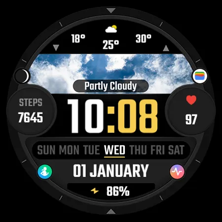 TVV Real Weather Watch Face screenshot 8
