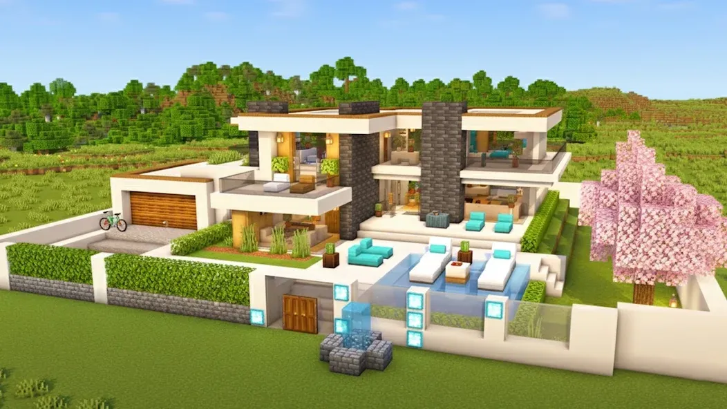 Craft World: Modern Block City screenshot 2