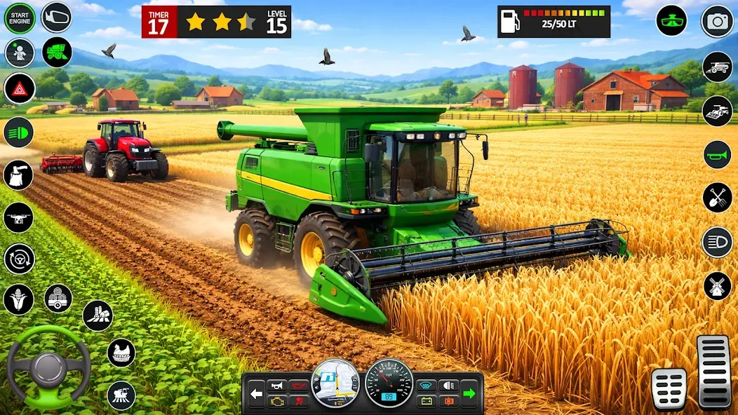 Tractor Farming Driving Sim screenshot 2