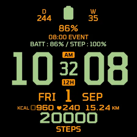 IWF AllNew Digi Pro watchface screenshot 24