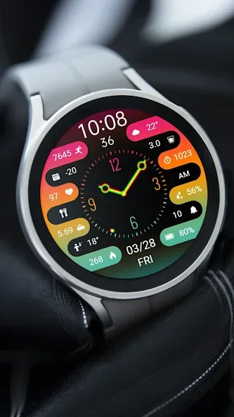 ZKin Watch Colorful Clock screenshot 3
