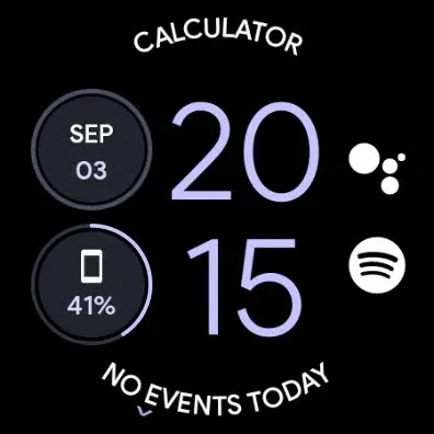 Modern Vertical: Watch face screenshot 12