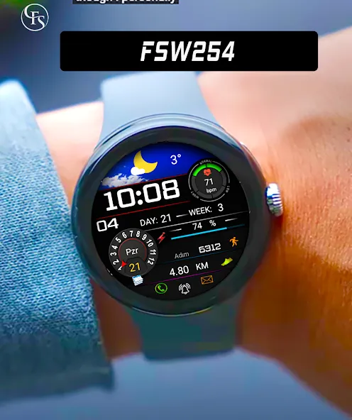 FS W254 Watch face screenshot 5